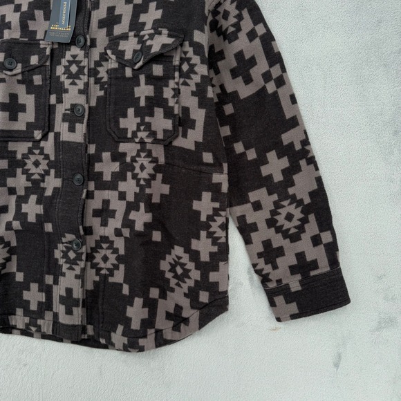 Pendleton Women's Doublesoft Shirt Jacket Charcoal Tossed Size Small NEW - Picture 7 of 16